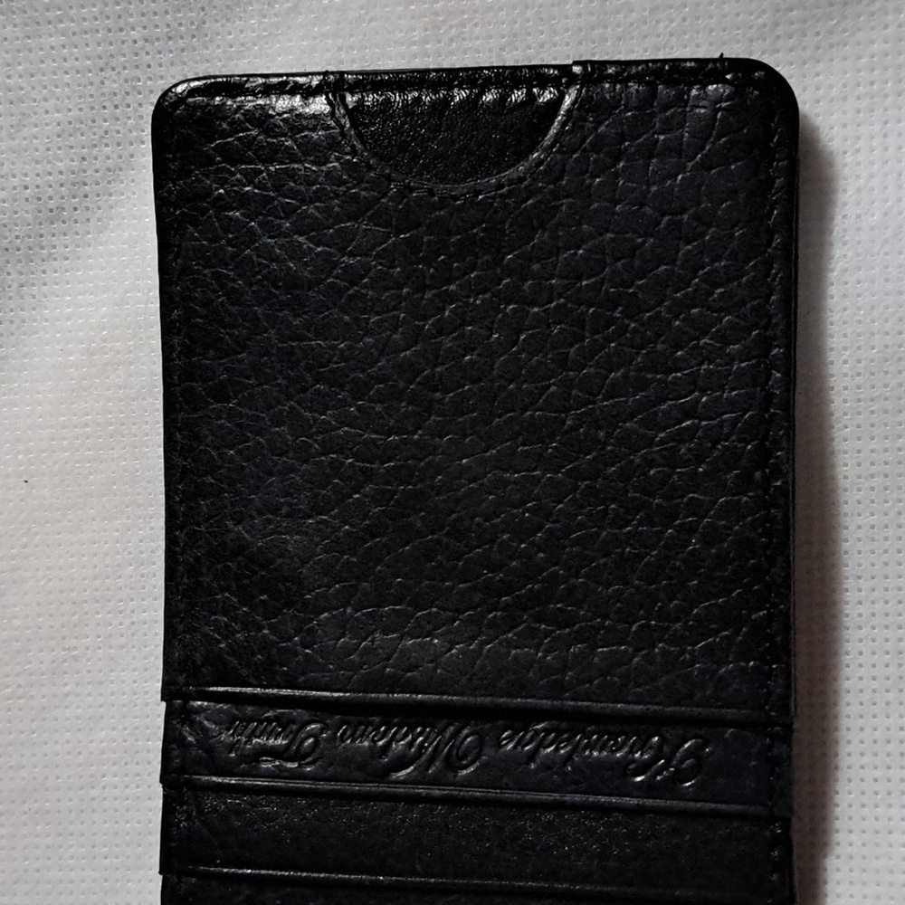 Robert Graham Black Leather Card Holder Mens Wallet. - Picture 6 of 8